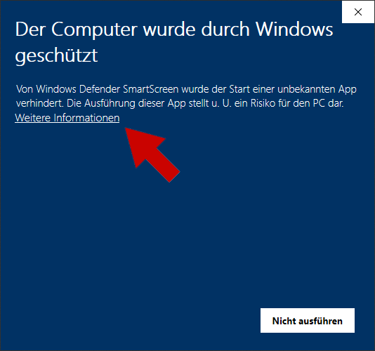 Windows 10 Sicherheit Installation - Schritt 1
